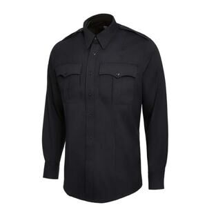 Flying Cross Core Flex Long Sleeve Button-up Class A Men's Size 17.5 34/35 Black